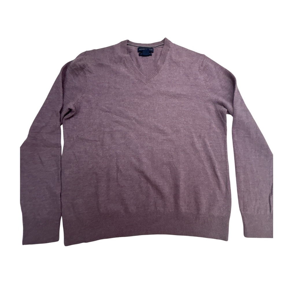 Banana Republic v-neck sweater Men's size Large burgundy‎ pullover